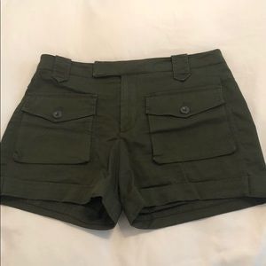 Vince Cargo Shorts - Size 6 - Army Green